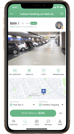 Search for parking in your city
